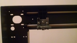 X-axis bracket and timing belt holder