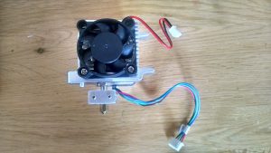 Cooling fan attached to print head